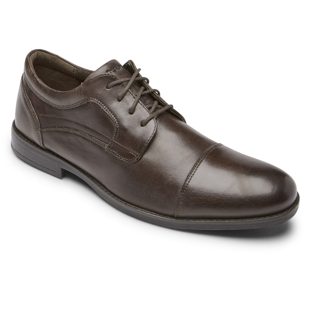 Oxfords Rockport Homem Marrom - Mykel Cap Toe - 72508OZAR